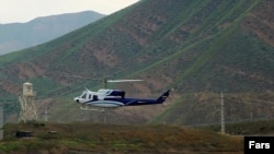 Göyərtəsində İran prezidenti olan helikopter Azərbaycan-İran sərhədi yaxınlığında havaya qalxdıqdan sonra 