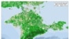 UKRAINE - map of vegetation reduction in the Crimea_2016, 13Jul2018